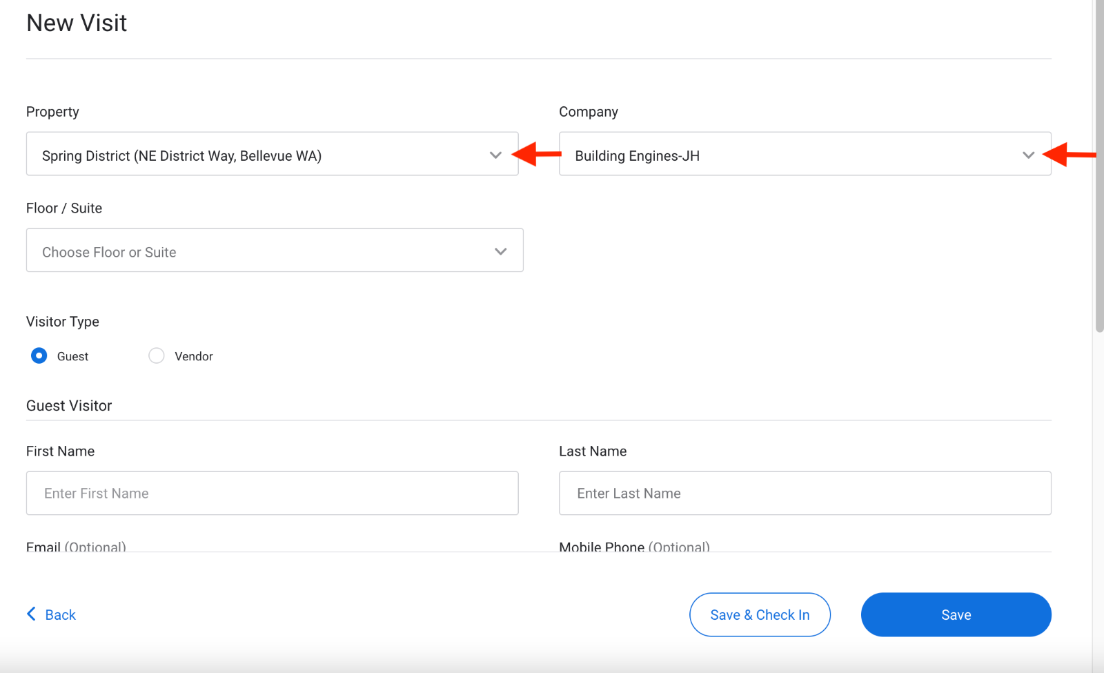 Adding a Visitor – Prism Support Center